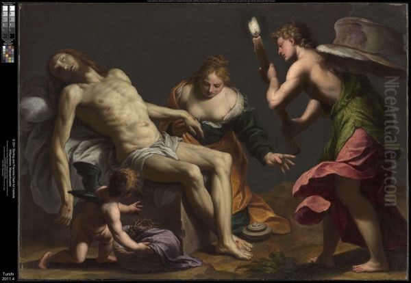 Lamentation over the Body of Christ - view 1