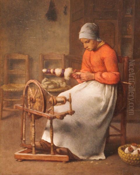 Woman Spinning - view 1