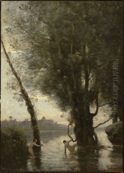 Bathers of the Borromean Isles - view 1