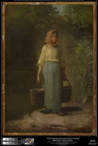 Peasant Girl Returning from the Well by Jean-Francois Millet