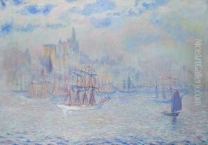 Ships In New York Harbor