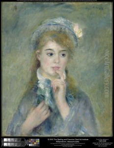 Portrait of a Young Woman (L'Ingenue) by Pierre Auguste Renoir