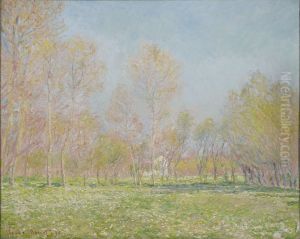 Spring in Giverny by Claude Oscar Monet