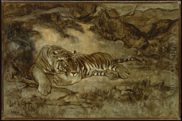 Tiger at Rest - view 1
