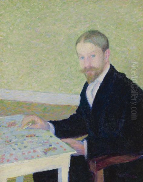Portrait Of The Artist, Wiiliam Hart, Giverny - view 1