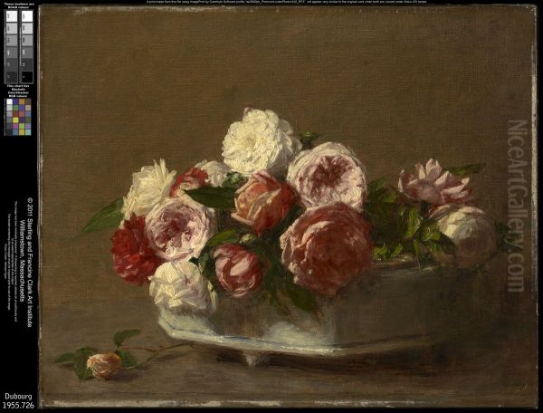 Roses in a Porcelain Planter - view 1