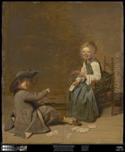Children Playing Cards Children Playing Cards