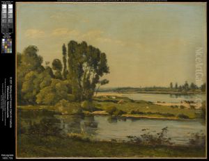 Landscape with a River by Henri Harpignies