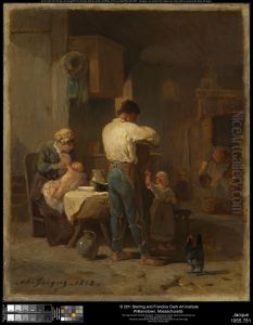 Interior by Charles Jacque