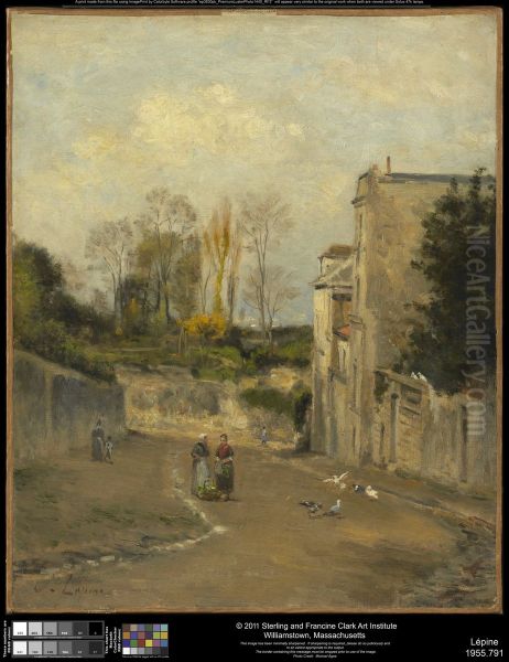 Montmartre, the rue Cortot - view 1