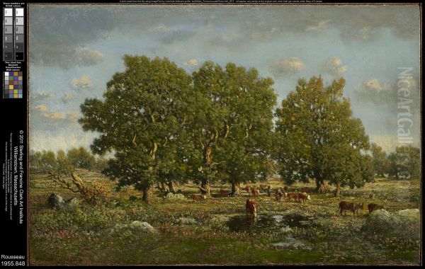 Landscape with Cows and Oaks - view 1