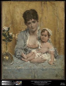 Mother and Child by Alfred Stevens