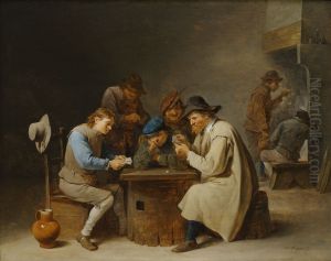 The Card Players by David Teniers the Younger