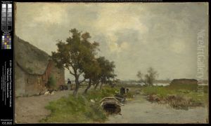 Washing Clothes by Johan Hendrik Weissenbruch