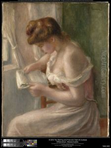 Woman Reading by Pierre Auguste Renoir