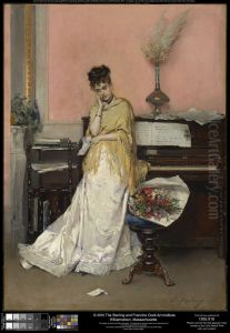 Reverie-The Letter by Raimundo de Madrazo y Garreta
