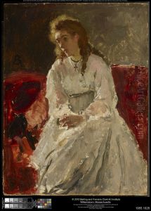 Woman in White by Alfred Stevens