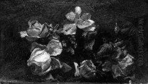 Flowers-Decorative Study by John La Farge