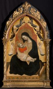 Virgin and Child with Music-Making Angels by Master of the Straus Madonna