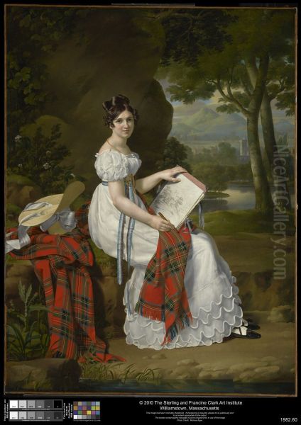 Woman Sketching in a Landscape - view 1