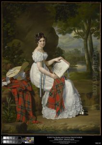 Woman Sketching in a Landscape