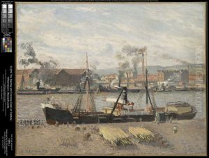 Port of Rouen, Unloading Wood