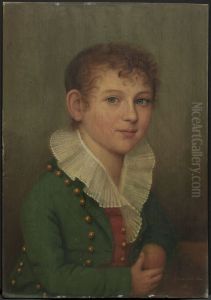 A Young Boy (one of pair of portraits)