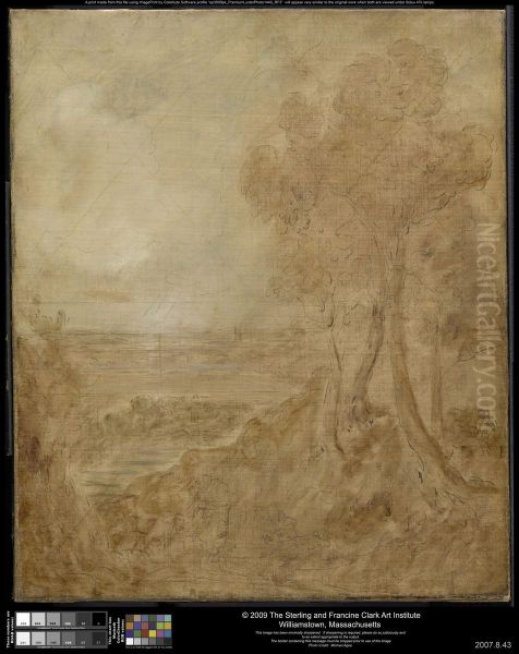 Sketch for "Dedham Vale" - view 1