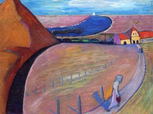 Prerow Station by Marianne von Werefkin