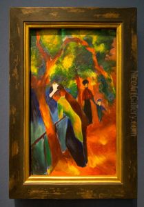 Sonniger Weg by August Macke