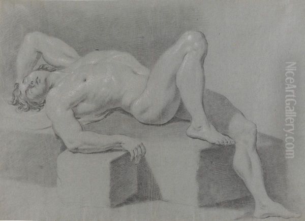Liggende mannsakt. - view 1