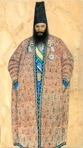 Portrait of a Qajar Man by Mirza Abolhassan Khan Ghaffari