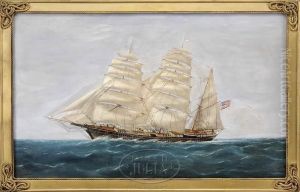 Portrait Of An American Clipper Ship by H.R. Butman