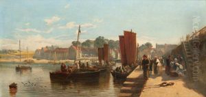 Port Glasgow Harbour by Samuel Bough