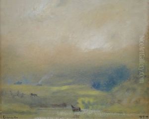 Landscape with Cows by Louis Eilshemius