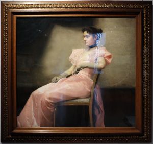 Portrait of Helene de Burlet by Jacques de Lalaing