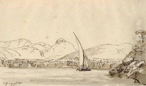 View of the Bay of Naples by Johan Wilhelm Ludwig Dahl