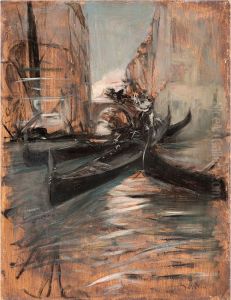 Canale a Venezia by Giovanni Boldini