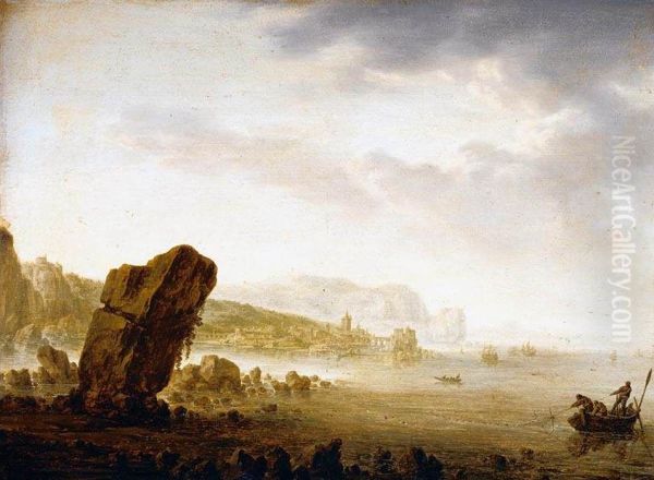 Mediterranean Coastal Scene - view 1