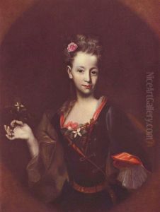 Portrait of Hedwig Franciska Wussin by Jan Kupecky
