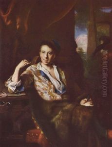 Portrait du miniaturiste K. Bruni by Jan Kupecky