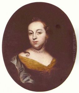 Portrat der Anna Veronika, geborene Hertzog von Hertzog by Wenzel Lorenz Reiner