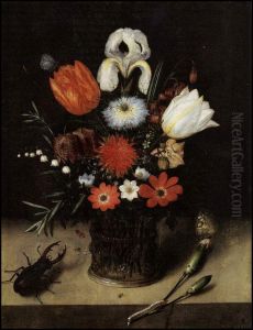 Vase of Flowers by Peter Paul Binoit