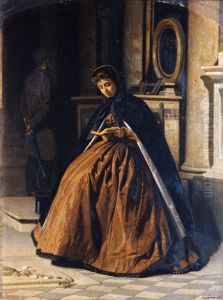 Orazione (La preghiera) by Giuseppe Abbati