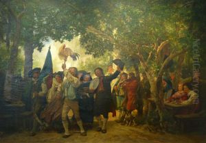 Le vainqueur de la danse du coq