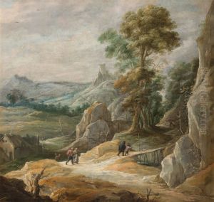 Rocky Landscape with Pilgrims