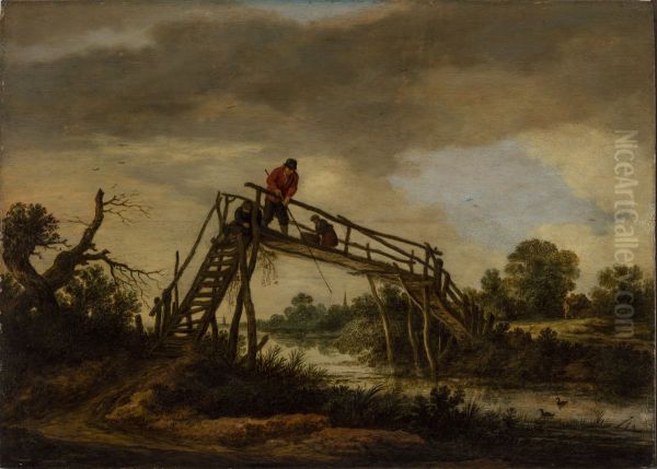 Landscape with bridge - view 1