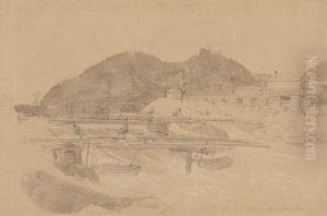 Hellefoss by Johan Wilhelm Ludwig Dahl