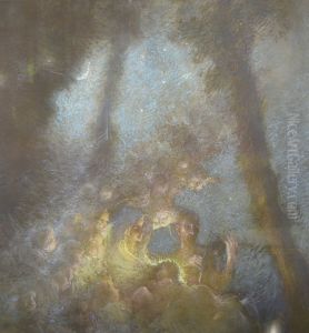 Le sommeil de l'Enfant Jesus by Gaston La Touche