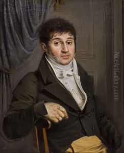 Portrait of Antoine-Victor-Benoist Desmars, Major of Trembla by Cesarine Lombard